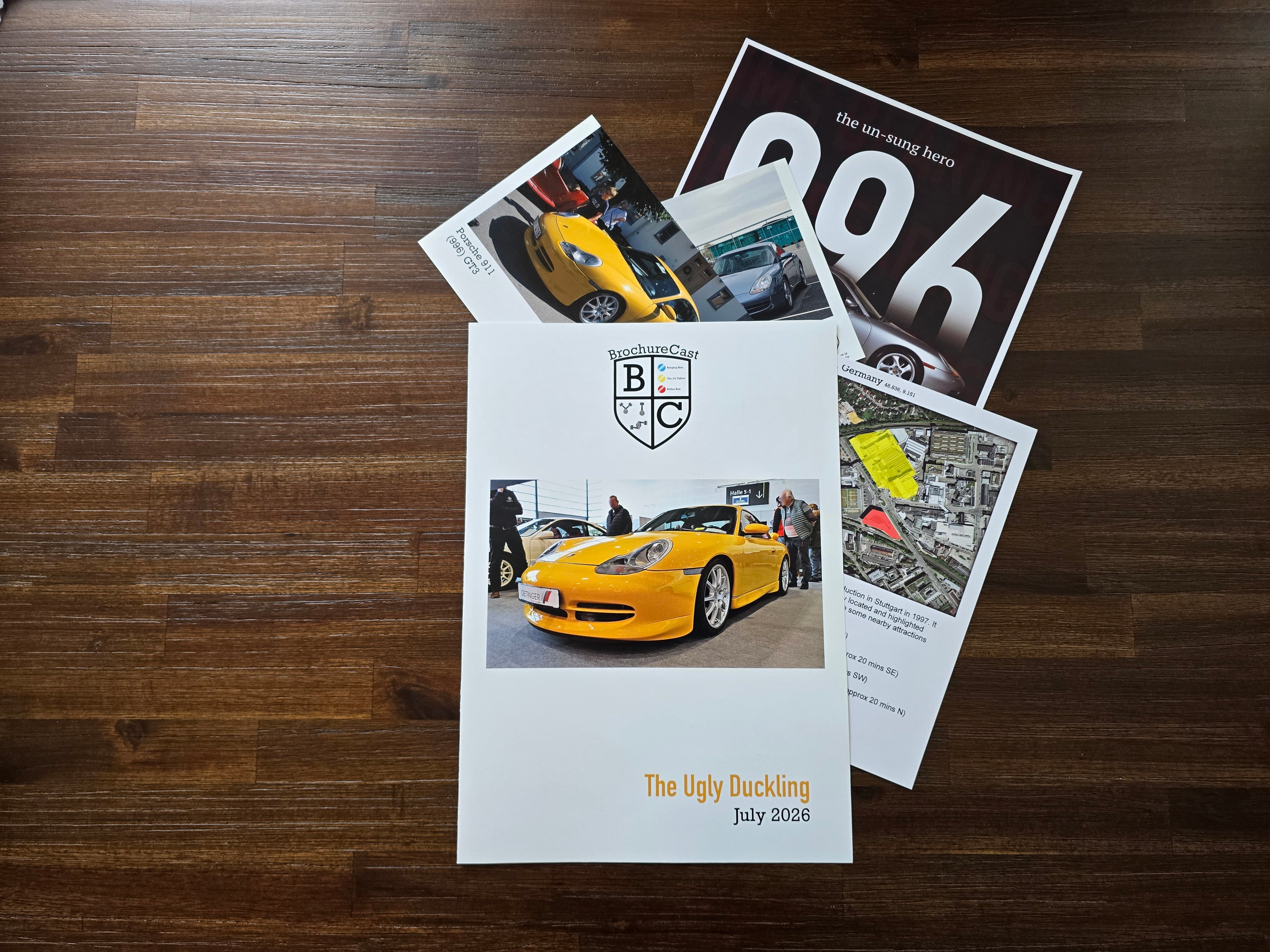 brochurecast Porsche 911 996